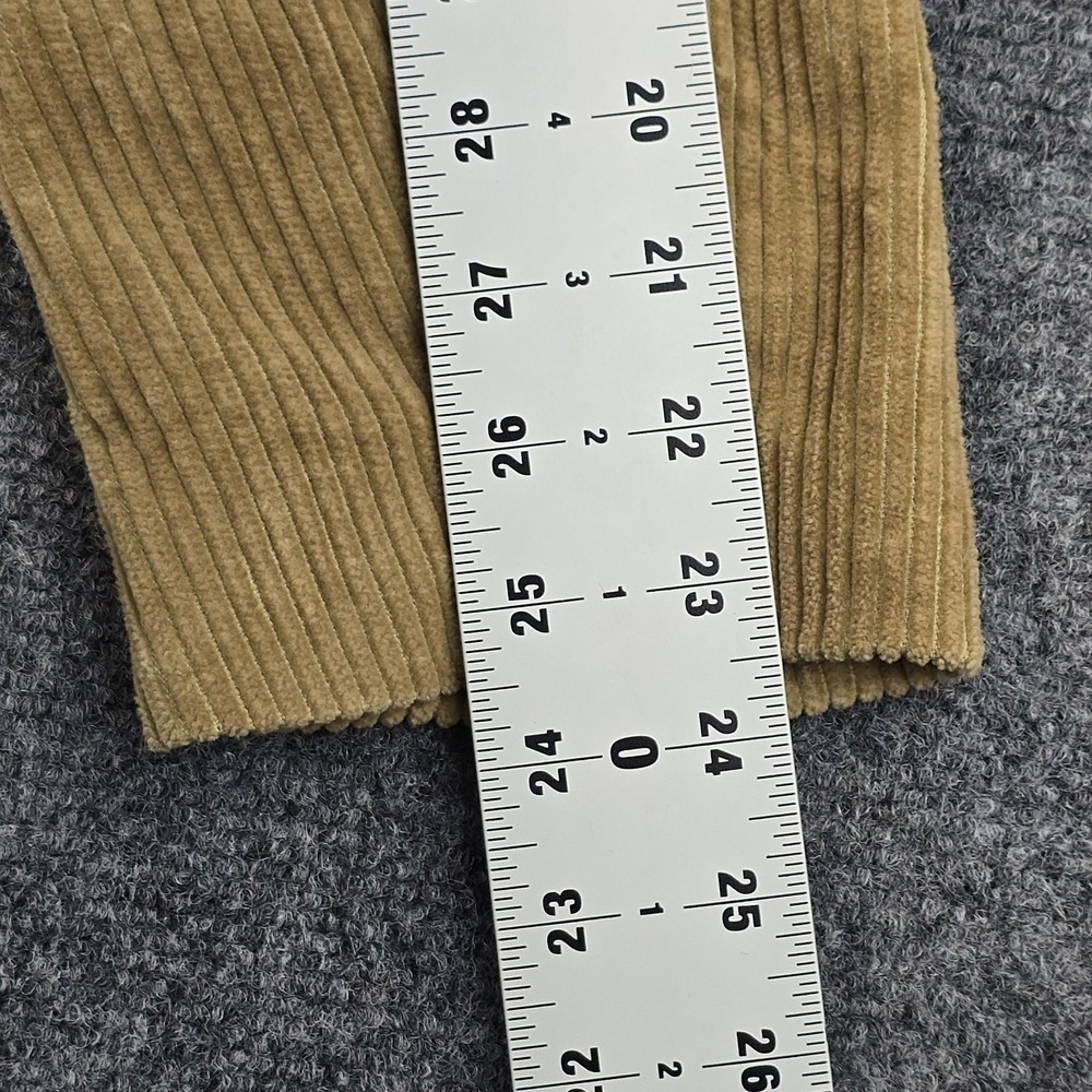 Vintage 2004 GAP Women's Corduroy Peacoat Jacket XL Tan Double-Breasted - Picture 11 of 13